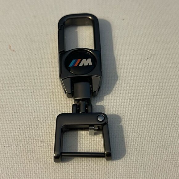 BMW Motorsports Logo Key Fob Keychain in Metal NWT - Picture 5 of 7